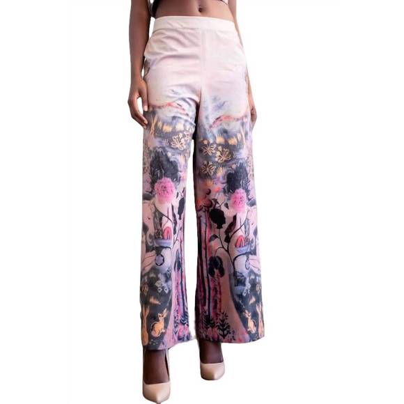 NEW EVA FRANCO taylor pants in unicorn - Picture 1 of 3